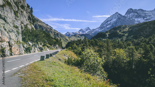 mountain road in the mountains