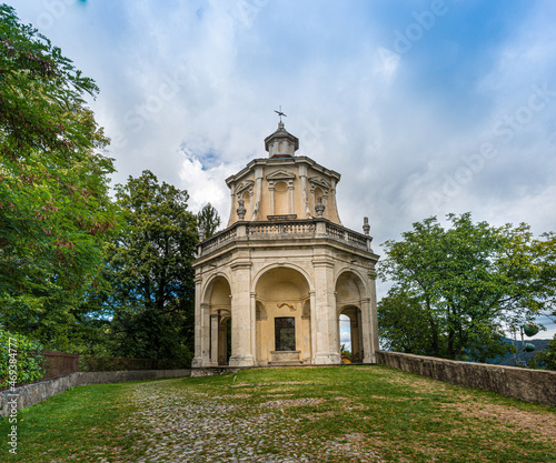 The miracle of Pentecost. Thirteenth chapel on the pilgrimage to the Sanctuary of Santa Maria del Monte on the Sacro Monte di Varese_ Italy, Lombardia