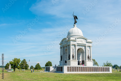 Pennsylvania memorial at Gettysburg battlefield