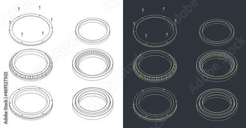 Two types of bearings