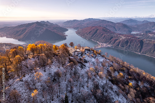 Sighignola Summit and the Balcone D'Italia Overlooking Lugano