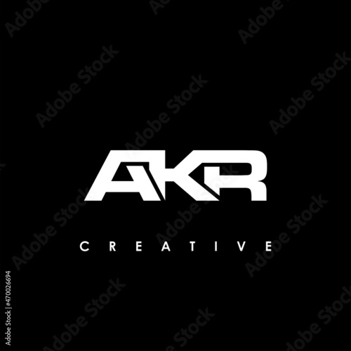 AKR Letter Initial Logo Design Template Vector Illustration