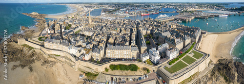 France, Département Ille-et-Vilaine, Cote d'Emeraude, Emerald Coast, Saint Malo, the walled city,