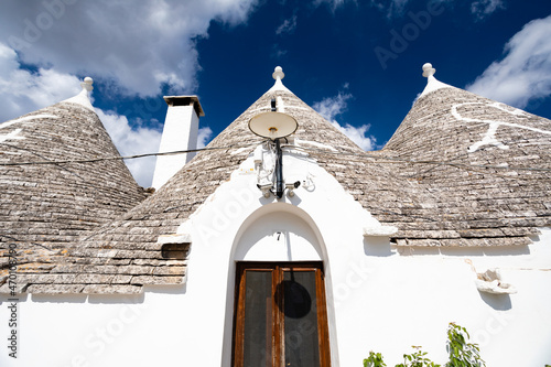 Trulli of alberobello in itria valley, apulia, italy