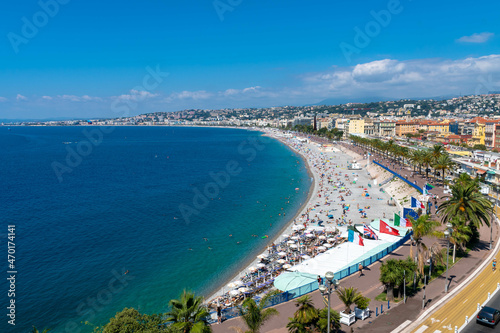 Côte d’Azur in Frankreich, eine Traumreise für den Sommer. Lavendel Felder, Nizza, Antibes, Cannes, Monaco und die Schlucht von Verdon