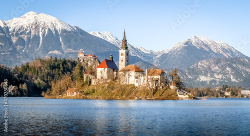 View of Lake Bled, Slovenia