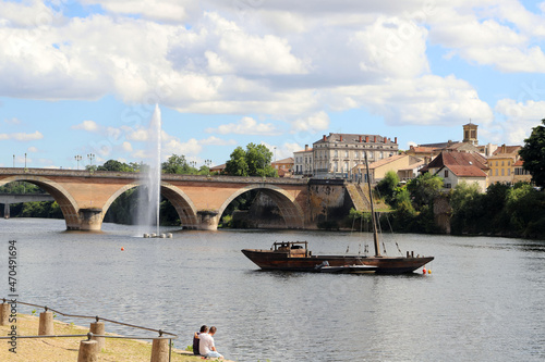 Sur la rive de Bergerac