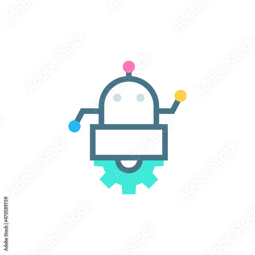 Artificial Intelligence icon in vector. Logotype