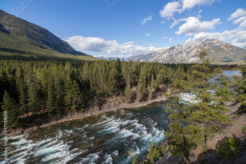 Bow Falls in Banff National Park