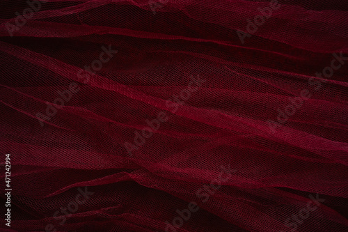 red mesh background