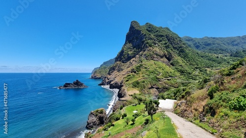 beautiful coast line in Madeira