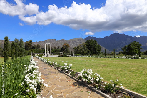 The Huguenot Monument in Franschhoek, South Africa