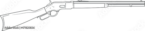 Lever-action Winchester M1866 Rifle