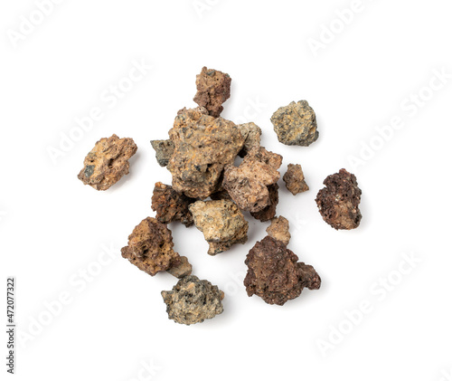 Volcano Stone Isolated, Grey and Brown Volcanic Pumice