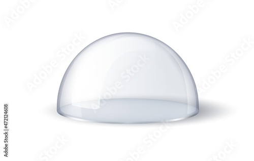 3D transparent dome