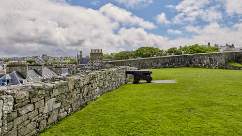 Lerwick, Fort Charlotte, fortress in the Scottish city on the Shetland Island.