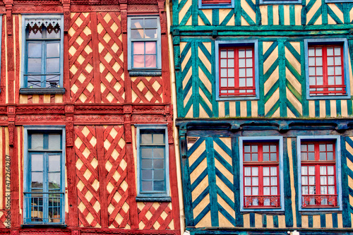 Half-timbered houses