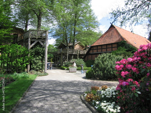 Uhu-burg im Welt-Vogelpark Walsrode