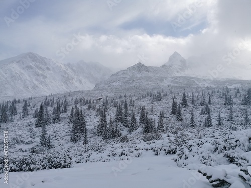 zima w Tatrach, śnieg, góry, mróz, zaspy, zagrożenie lawinowe, TPN, 