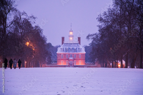 Colonial Palace governor with snow 