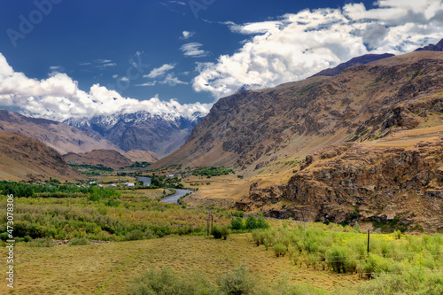 Rocky landscape of Leh, Ladakh, Jammu and Kashmir, India