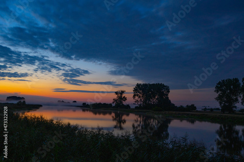river Warta at dawn