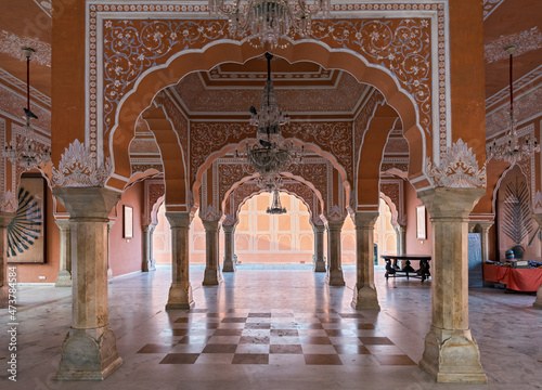 Hall of Public Audience Diwan-e-Khas City Palace Jaipur Rajasthan India Asia