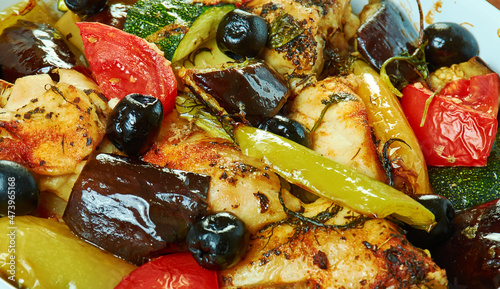 Chicken Provencal with olives