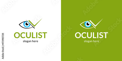 Modern oculist logo