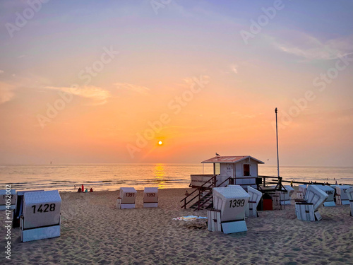 Sunset in Westerland, Sylt Germany