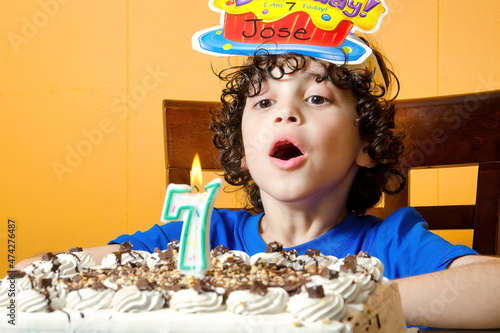 7th Birthday of a Latin American Boy