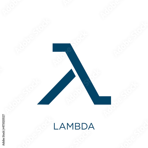 lambda vector icon. distinction filled flat symbol for mobile concept and web design. Black arrow glyph icon. Isolated sign, logo illustration. Vector graphics.