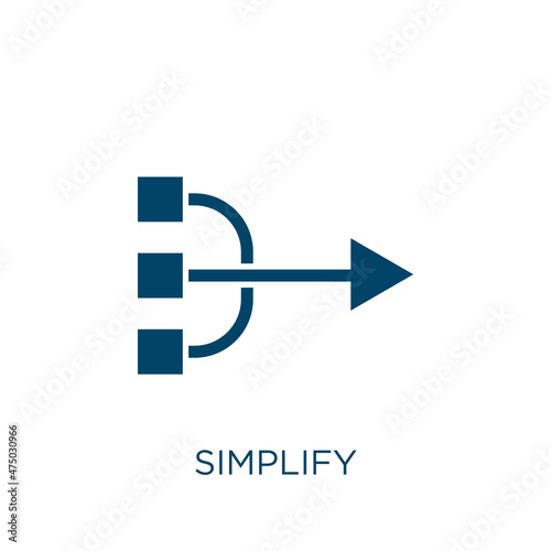 simplify vector icon. simple filled flat symbol for mobile concept and web design. Black drop glyph icon. Isolated sign, logo illustration. Vector graphics.