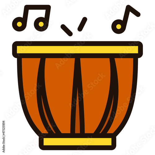 tabla filled outline icon
