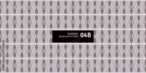 Kamoro Seamless Pattern 04B • A customizable & resizable modular vector graphic inspired by the art and culture of Kamoro Tribe, Papua, Indonesia