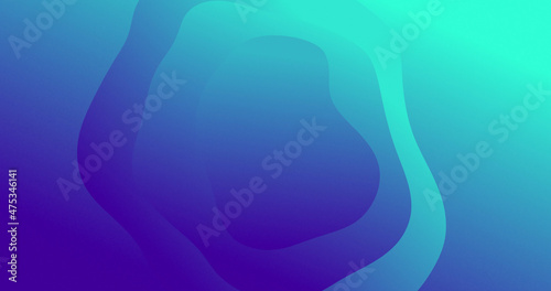 Image of blue gradient lines waving in seamless loop