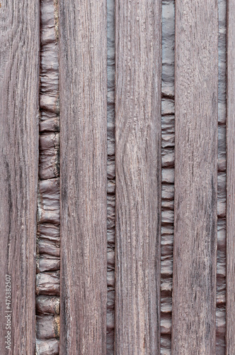 Naturalne Tło starej obdartej z farby ściany z drewnianych desek.
