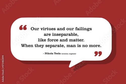 Nikola Tesla motivational quote