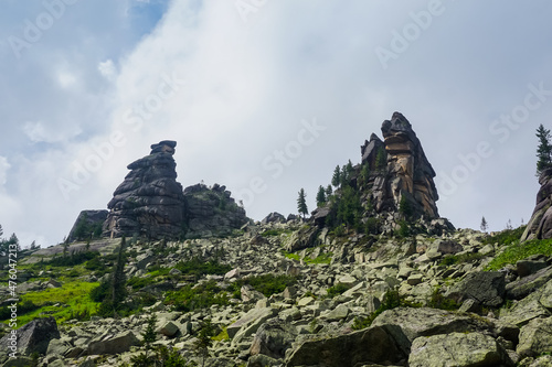 Rocks Fortress in Ergaki Nature Reserve