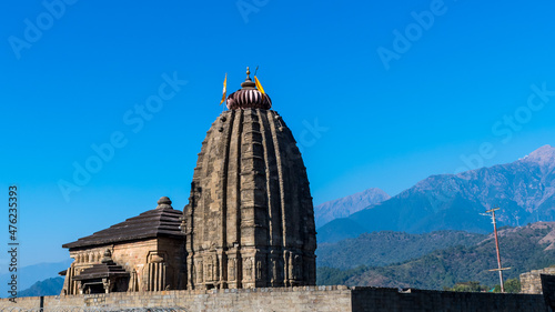 Ancient Baijnath Temple of Baijnath located in Kangra District, Himachal Pradesh, India