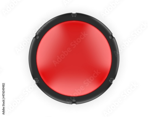 Blank Applause and Cheers Noise Button Buzzer for Office Soccer Party And Gag Gift. 3d render illustration.