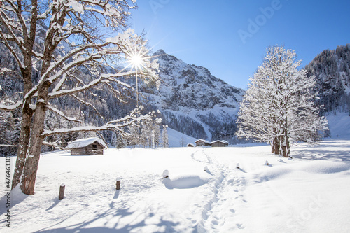 Winterlandschaft im Pongau im Salzburger Land