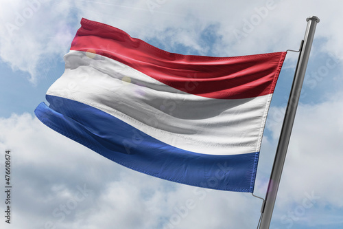 The flag of the Netherlands (Dutch: de Nederlandse vlag) is a horizontal tricolour of red, white, and blue
