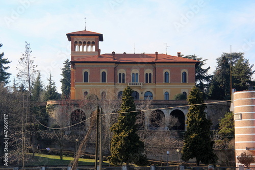 Walking in center of Cassano d'Adda