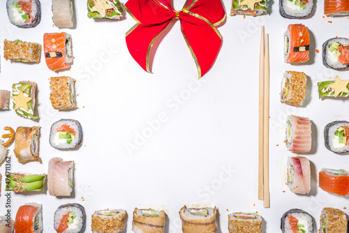 Christmas sushi set