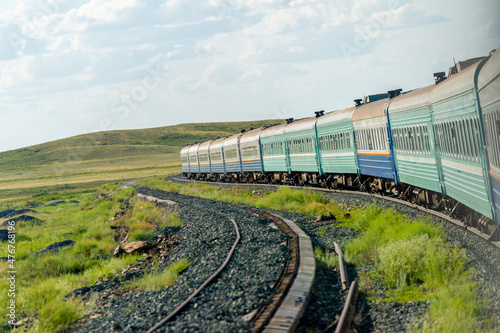 railway. railroad. road. elevated. rly. Rwy. R. railway track of Kazakhstan
