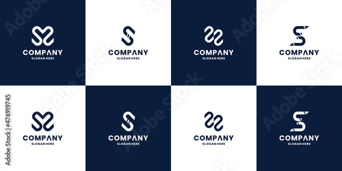 creative letter s, s s logo collections