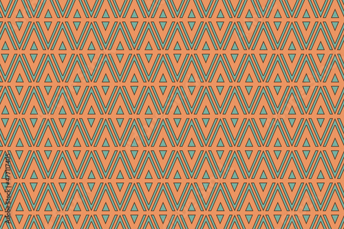 polynesian maori pattern vector illustration wallpaper tile rhombus yellow