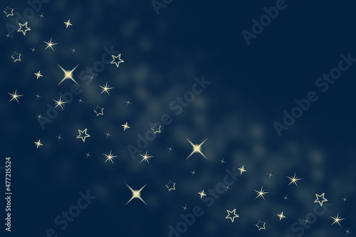 Gwiazdy na niebieskim tle.