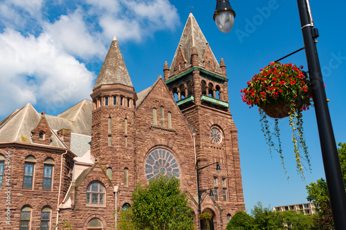 Old stone church.